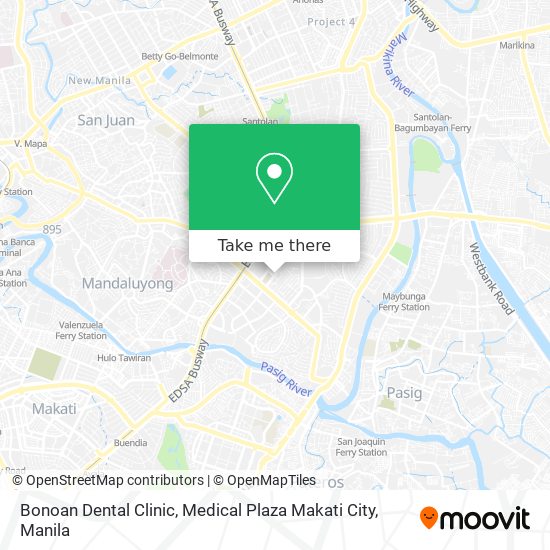 Bonoan Dental Clinic, Medical Plaza Makati City map
