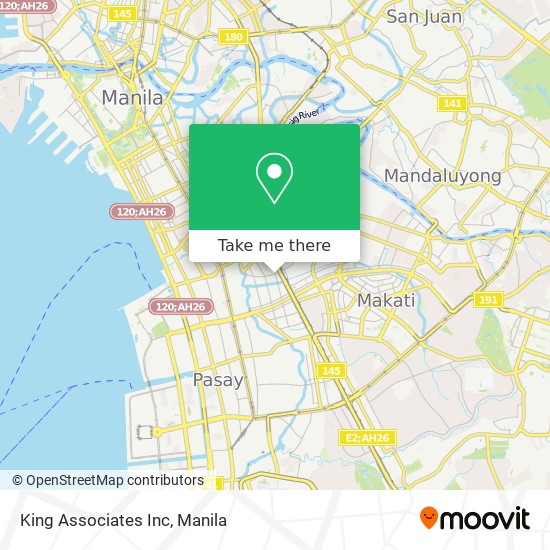 King Associates Inc map