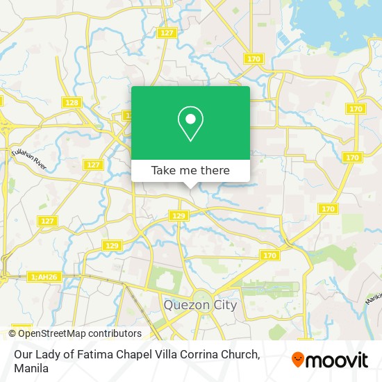 Our Lady of Fatima Chapel Villa Corrina Church map