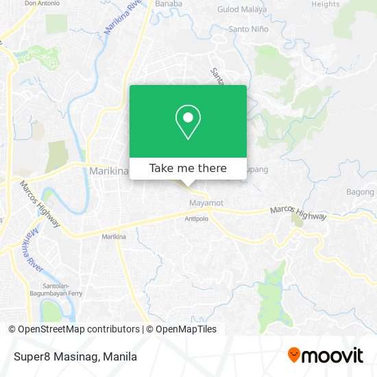 Super8 Masinag map