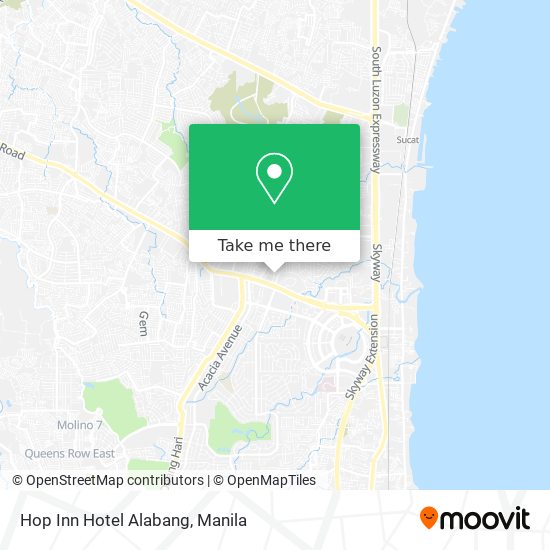 Hop Inn Hotel Alabang map