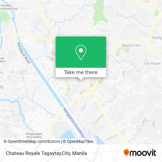 Chateau Royale Tagaytay,City map