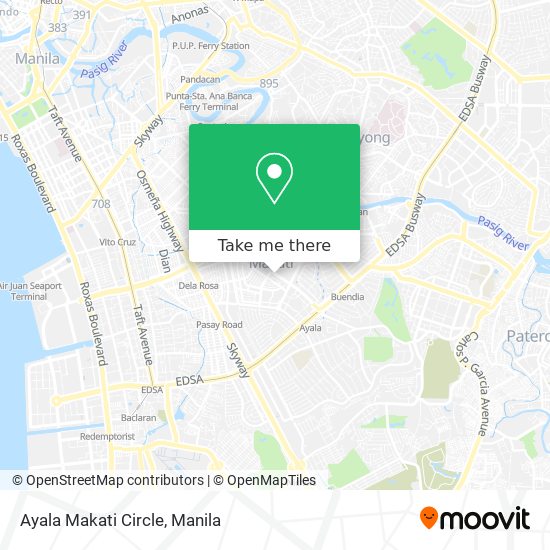 Ayala Makati Circle map
