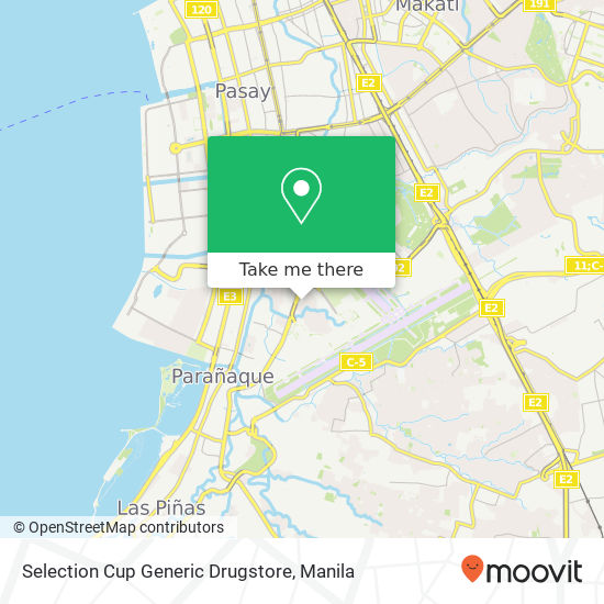 Selection Cup Generic Drugstore map