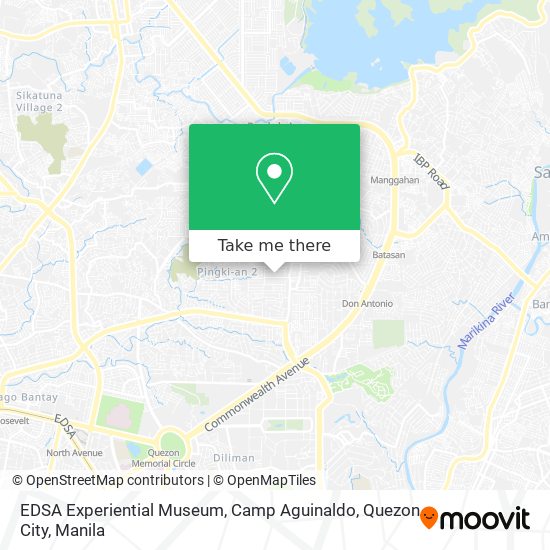 EDSA Experiential Museum, Camp Aguinaldo, Quezon City map