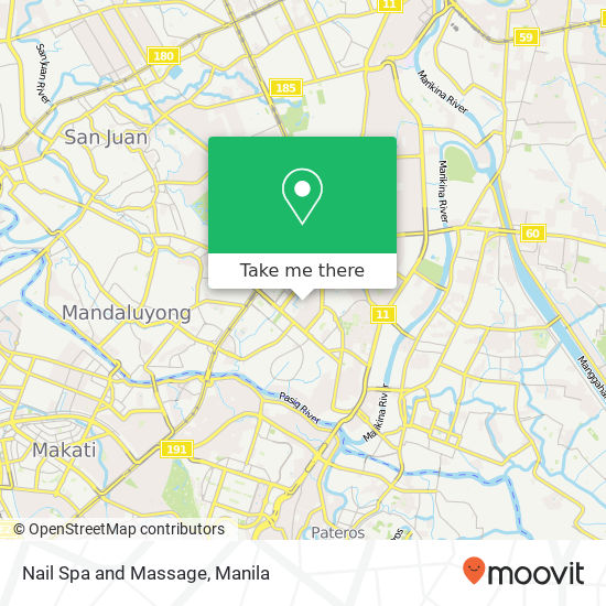 Nail Spa and Massage map