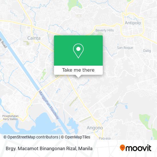 Brgy. Macamot Binangonan Rizal map