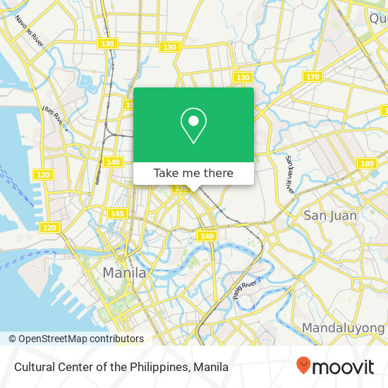 Cultural Center of the Philippines map