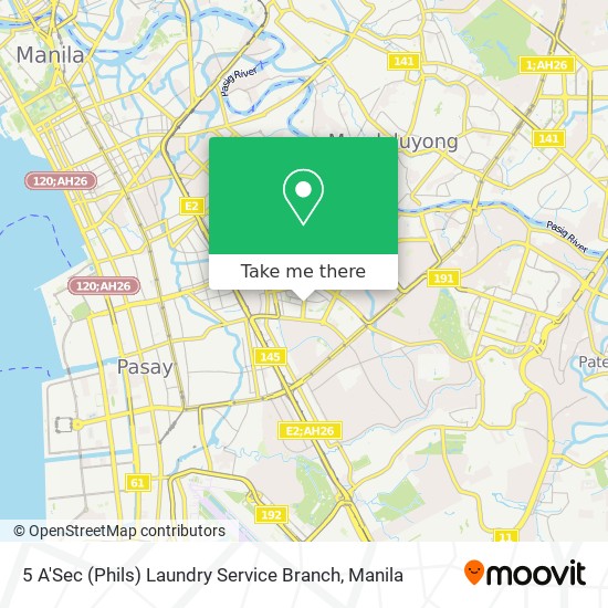 5 A'Sec (Phils) Laundry Service Branch map