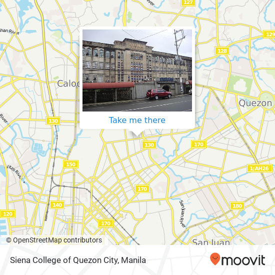 Siena College of Quezon City map