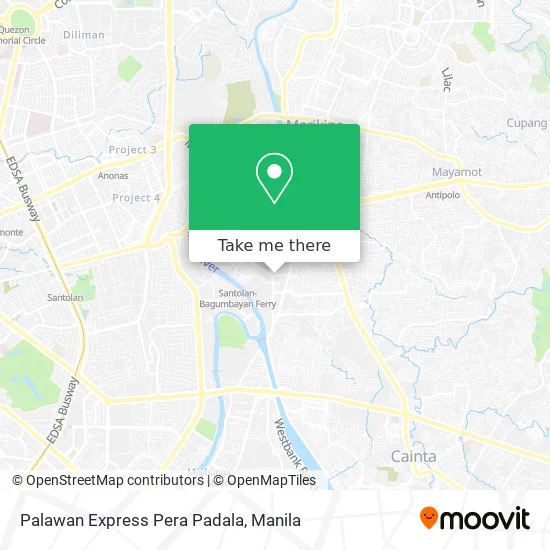 Palawan Express Pera Padala map