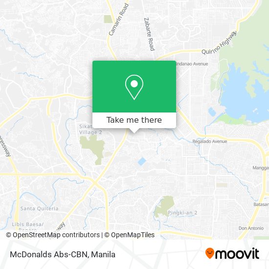 McDonalds Abs-CBN map