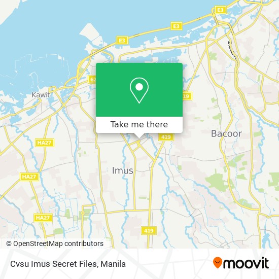 Cvsu Imus Secret Files map