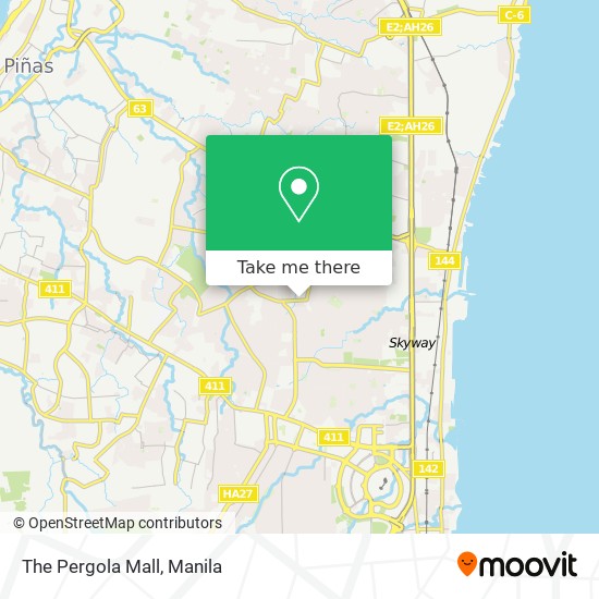 The Pergola Mall map