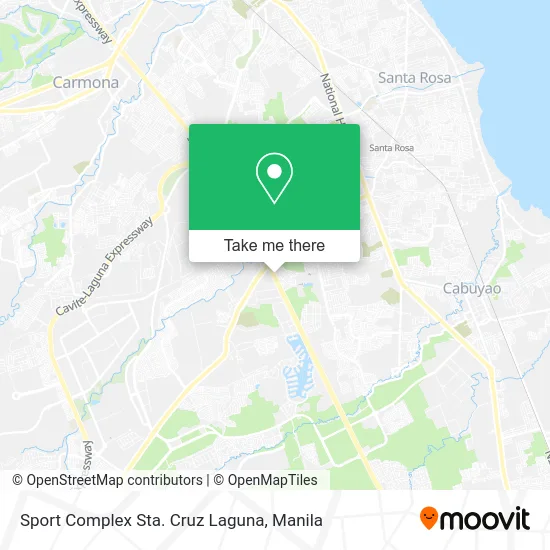 Santa Cruz Laguna Map How To Get To Sport Complex Sta. Cruz Laguna In Santa Rosa City By Bus?