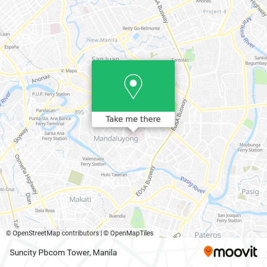 Suncity Pbcom Tower map