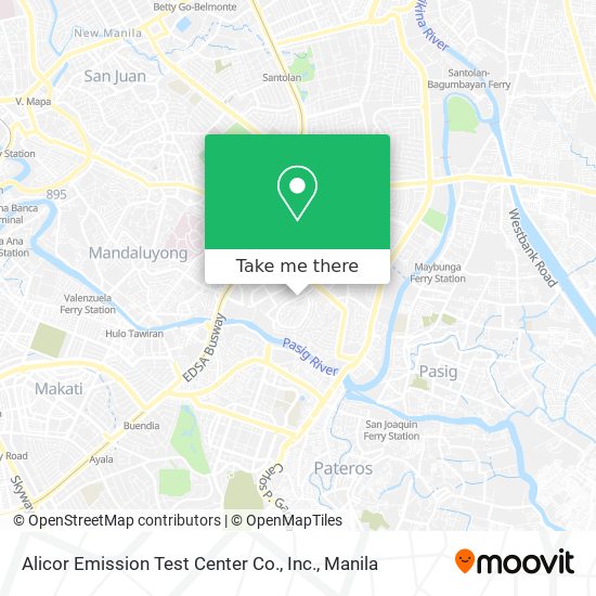 Alicor Emission Test Center Co., Inc. map
