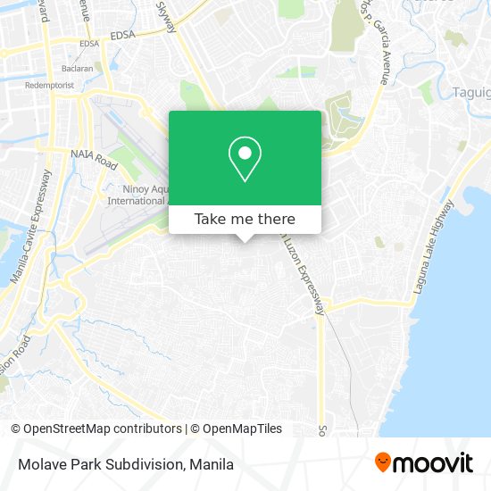Molave Park Subdivision map