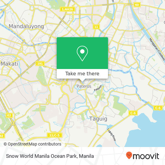 Snow World Manila Ocean Park map