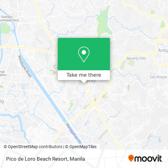 Pico de Loro Beach Resort map