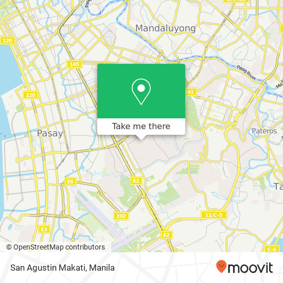 San Agustin Makati map