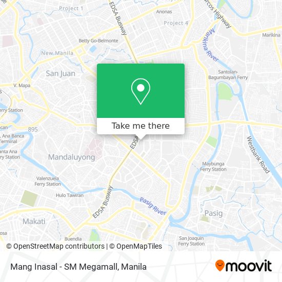 Mang Inasal - SM Megamall map