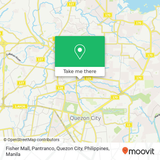 Fisher Mall, Pantranco, Quezon City, Philippines map