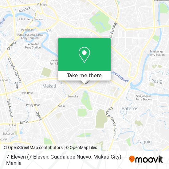 7-Eleven (7 Eleven, Guadalupe Nuevo, Makati City) map