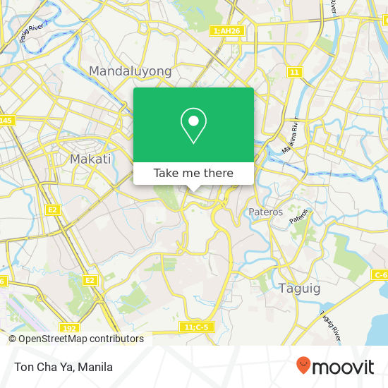 Ton Cha Ya map