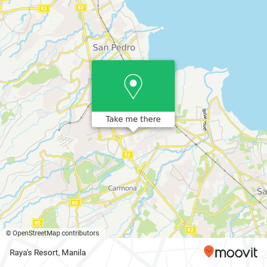 Raya's Resort map