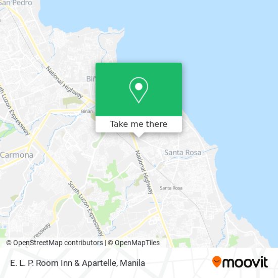 E. L. P. Room Inn & Apartelle map