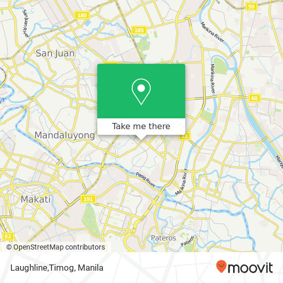 Laughline,Timog map