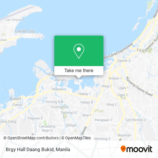 Brgy Hall Daang Bukid map