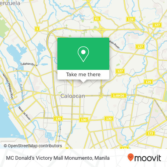 MC Donald's Victory Mall Monumento map