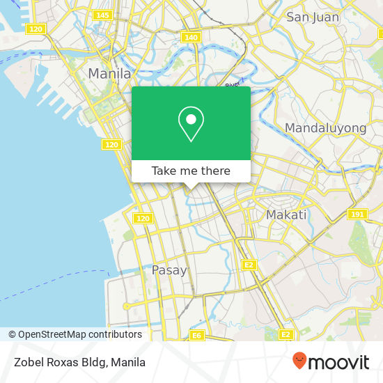 Zobel Roxas Bldg map