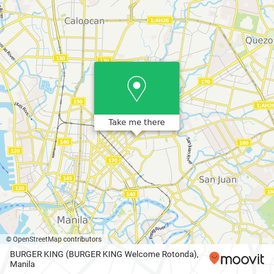 BURGER KING (BURGER KING Welcome Rotonda) map