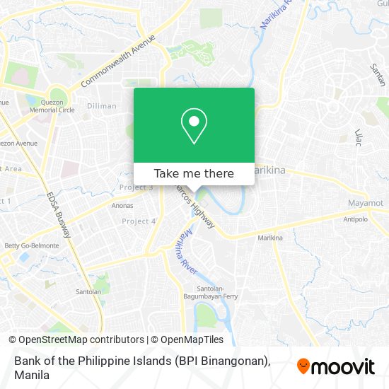 Bank of the Philippine Islands (BPI Binangonan) map