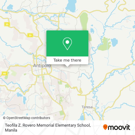 Teofila Z. Rovero Memorial Elementary School map