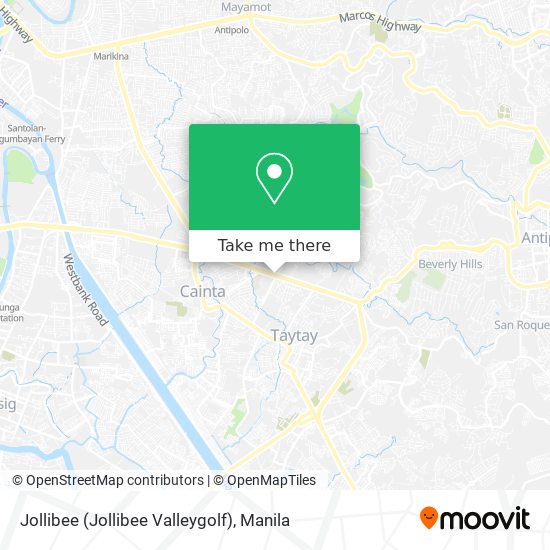 Jollibee (Jollibee Valleygolf) map