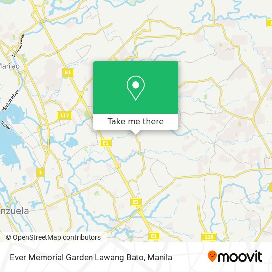 Ever Memorial Garden Lawang Bato map