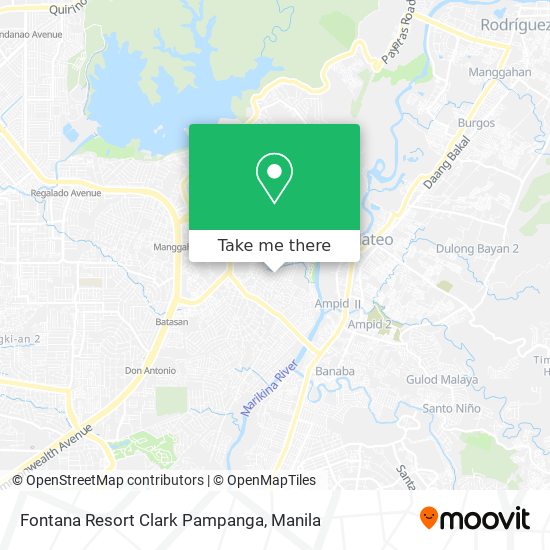Fontana Resort Clark Pampanga map