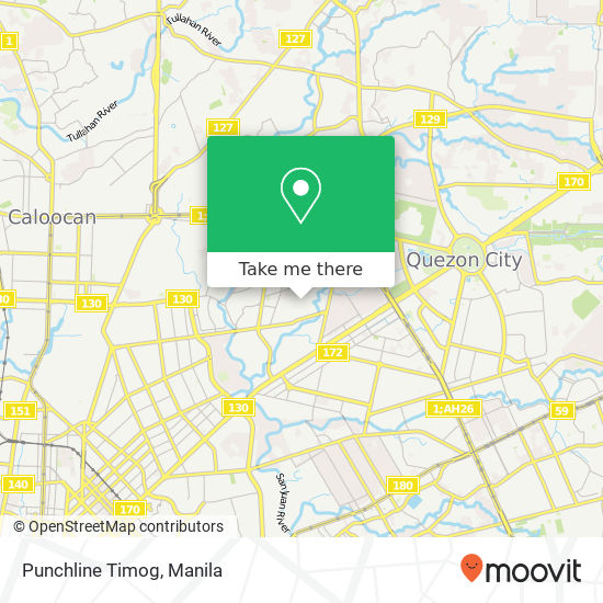 Punchline Timog map