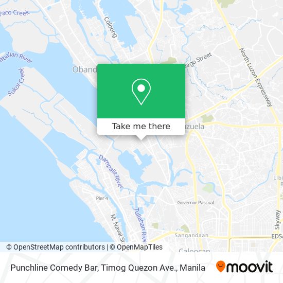 Punchline Comedy Bar, Timog Quezon Ave. map