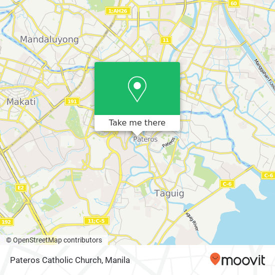 Pateros Catholic Church map