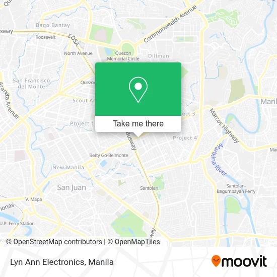Lyn Ann Electronics map