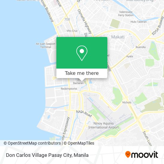 Don Carlos Village Pasay City map