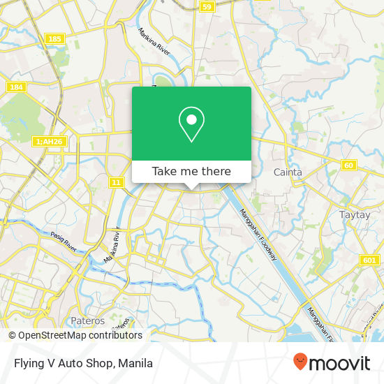 Flying V Auto Shop map