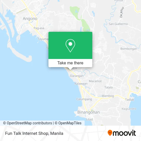 Fun Talk Internet Shop map