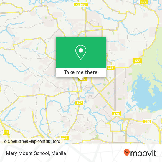 Mary Mount School map