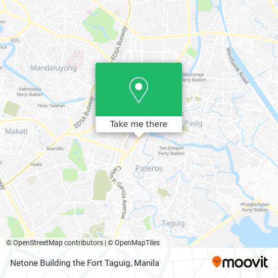Netone Building the Fort Taguig map